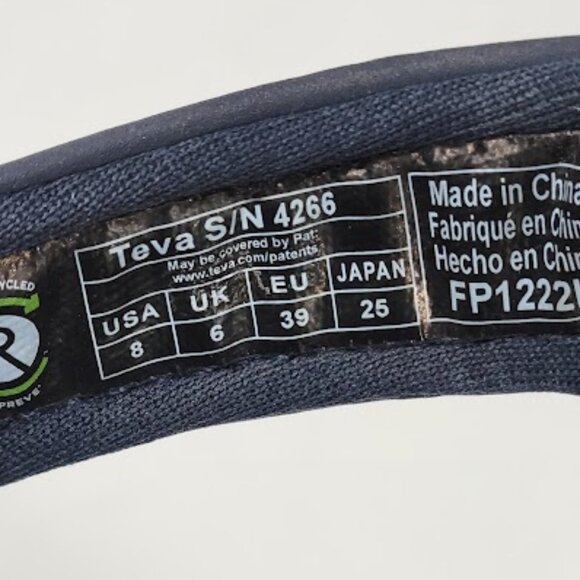 TEVA Women's Tirra Sport Hiking Sandal multi colorway Size 8 EUC - Picture 10 of 10